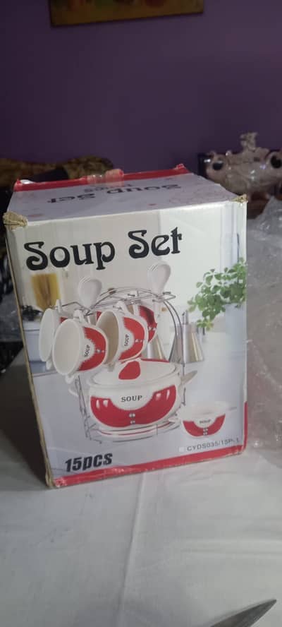 SOUP SET CERAMIC 15 PCS