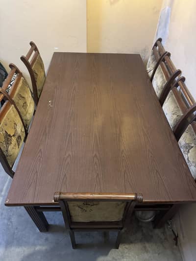 8Chairs Dining Table Orignal Wood