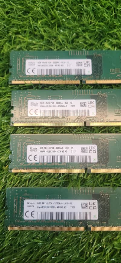 SK Hynix DDR4 32GB (8GB × 4) 3200MHz Desktop Computer RAM