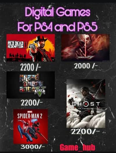 God of War Ragnarok , hitman, Rdr 2,God of war , spider man, GTA V