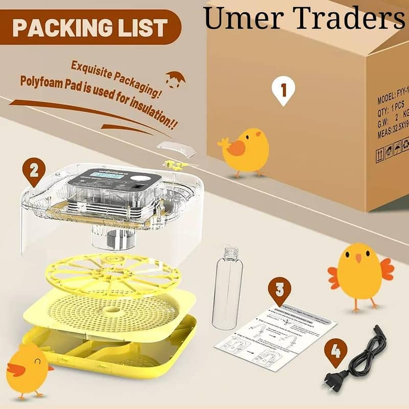 Automatic Egg Incubator | Egg Hatching Machine | Incubator | Brooder 11