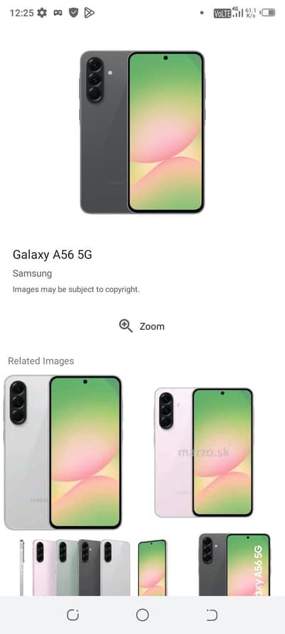 Samsung A56 8 256gb black