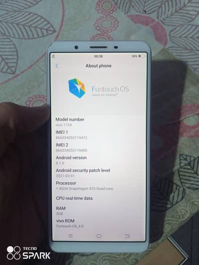 vivo y71 pta approved 3/32