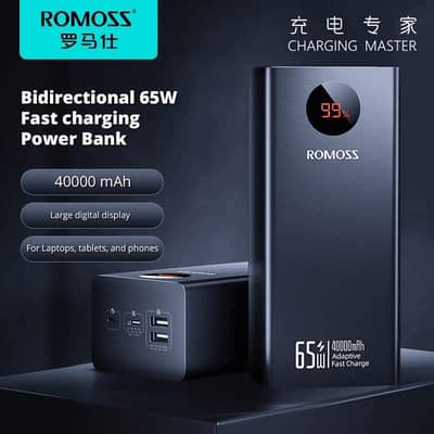 Romoss 40000 mah Power bank orignal boxpacked 10k 20k 30k 40k