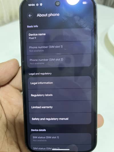 Google Pixel 9 PTA 128GB
