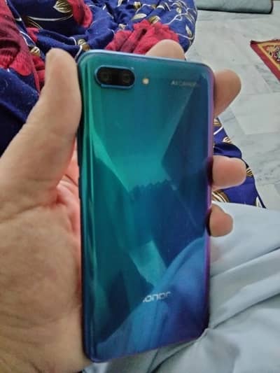 honor 10 lush condition home use phone 6/128 only mobile