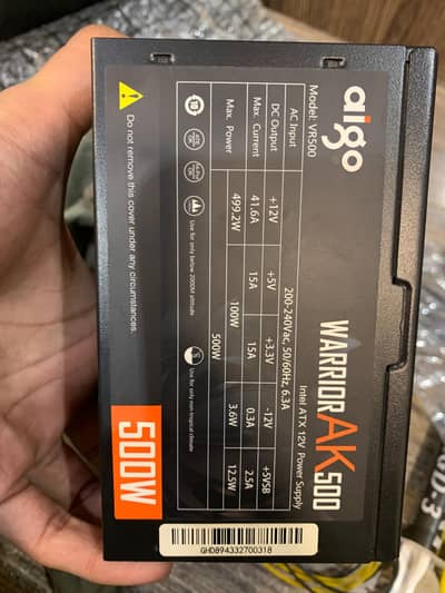 DarkFlash Aigo AK500 500W Gaming Power Supply