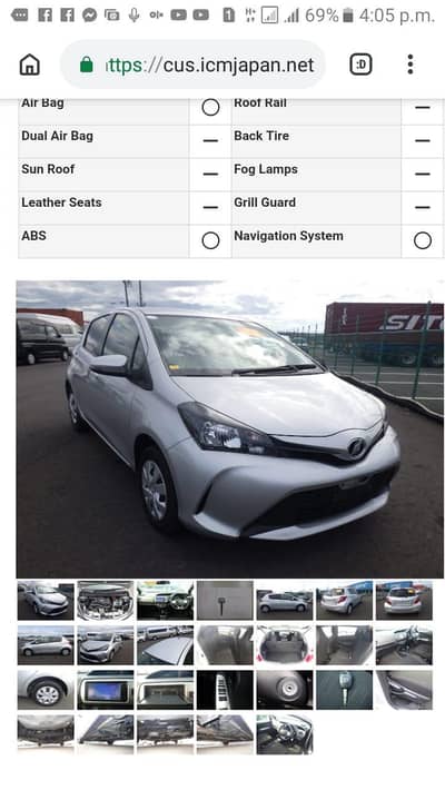 Toyota Vitz 2015 / 19 /TOTAL GENUINE / Low Milage /UNREGISTERD