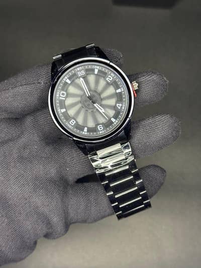 stainless steel spinning watch ( delivery free all over Pakistan)