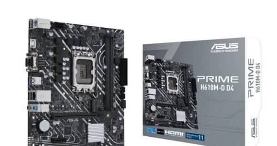 Asus h610 mother board for 12th genration