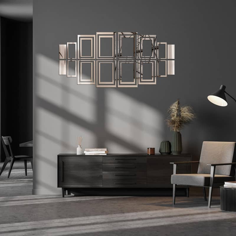 Acrylic Rectangular Ring Mirror 1