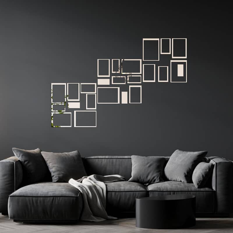 Acrylic Rectangular Ring Mirror 4