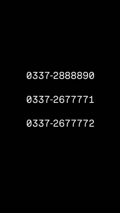 Premium Ufone Numbers for Sale – Lucky & Memorable Tetra 8 and 7