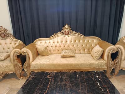 solid shishum wood 7 seater chinoti sofa