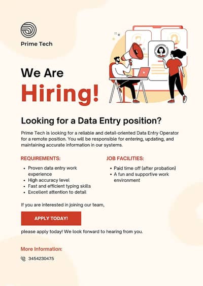Data Entry Job – Home Based