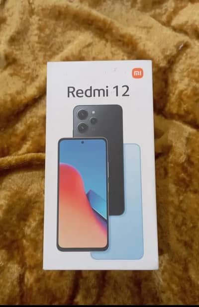 Redmi 12 Pta Approved 128Gb memory With full Box. . .
