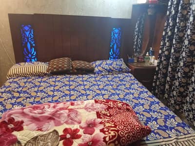 Bed Room Set wooden polish furniture