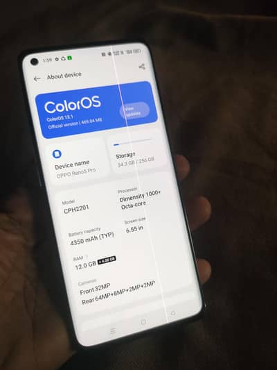 Reno5 pro 5g 256gb read add