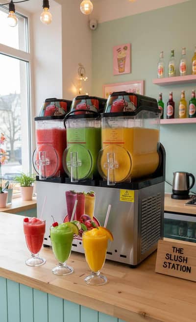 Slush Machine new Used Pizza Oven Dough mixer Fast food Setup Fryer