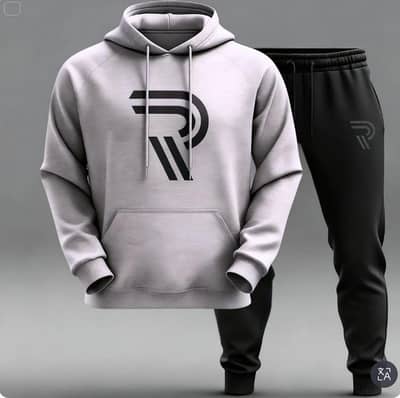 Trendy Printed Hoodie Track Suit for Men