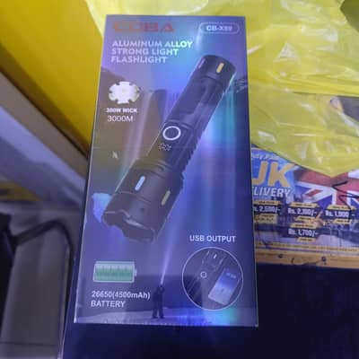 Emergency Outdoor Flashlight Torch Best For Outdoor Activity