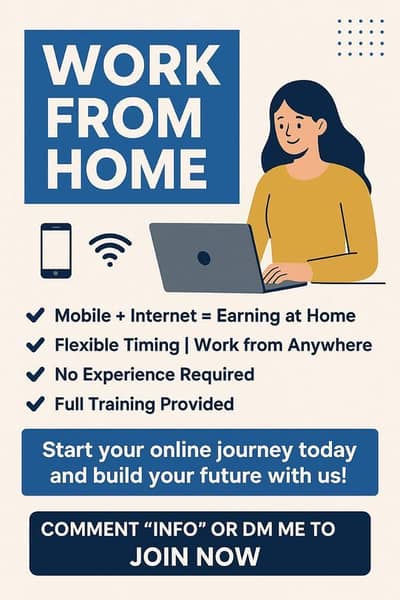 Urgent Need Female And Male For Online Work Home Very Easy Work