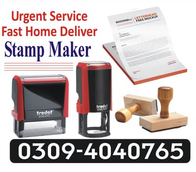 Paper Embossed Stamp Maker Letterhead Printing Rubber Stamp Making