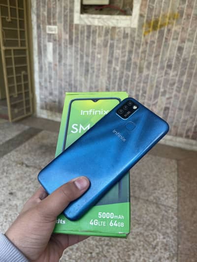 infinix smart 6 [3/64] with box good condition (03079555226) watsapp