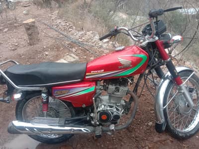 Honda 125 pindi number 6121 for sale