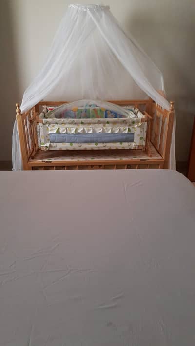 cot and bed swing with drawers