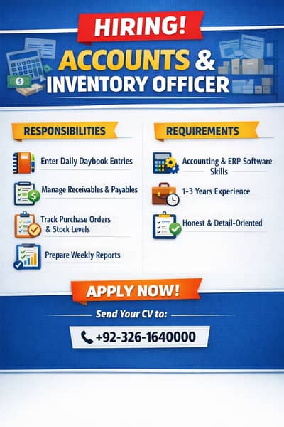 Accounts and inventory officer