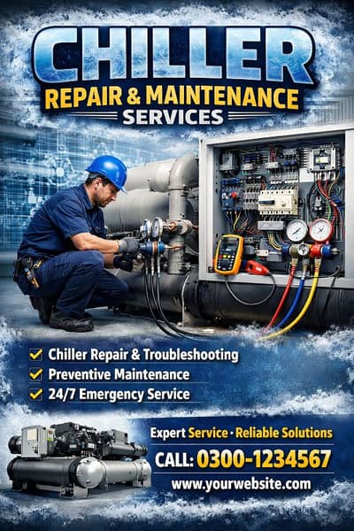 We provide AC Services Chill office home halls banquet any machine