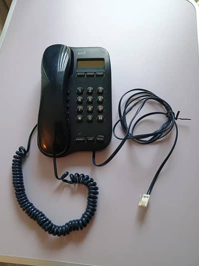 VINTAGE BT RELATE 250 NAVY BLUE RETRO CORDED PUSH BUTTON TELEPHONE