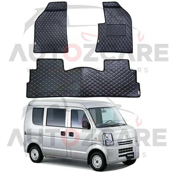 Suzuki Every 7D Floor Mat ( Flat Style ) 2PCS - Model 2006-2015