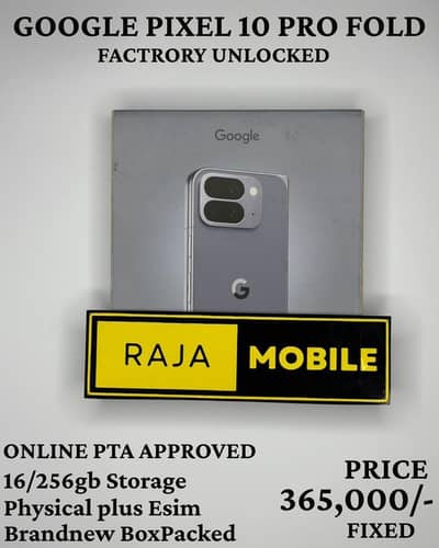 Google Pixel 10Pro FOLD PTA Approved.