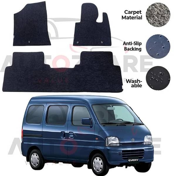 Suzuki Every Genuine Fitting Carpet Floor Mat 2PCS - Model 1999-2005