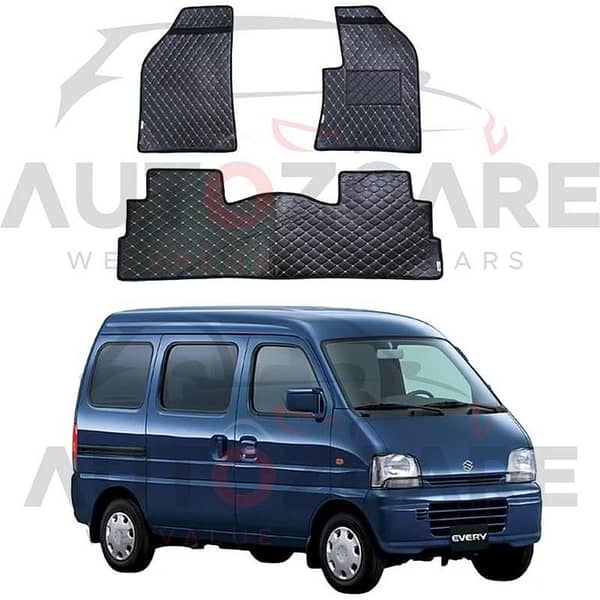 Suzuki Every 7D Floor Mat ( Flat Style ) 2PCS - Model 1999-2005