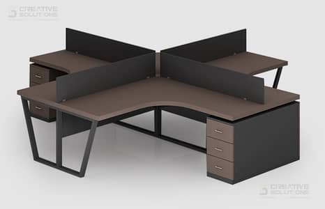 WORKSTATION FOR 4 PERSONS/CONFERANCE /EXECUTIVE TABLE/COMPUTER TABLE