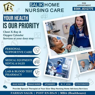 Physiotherapy & Home Nursing Care Services in Karachi Book Now!!