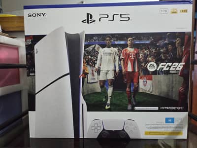 NEW Playstation 5 Slim Disc Edition 1TB with free EA FC26 Game