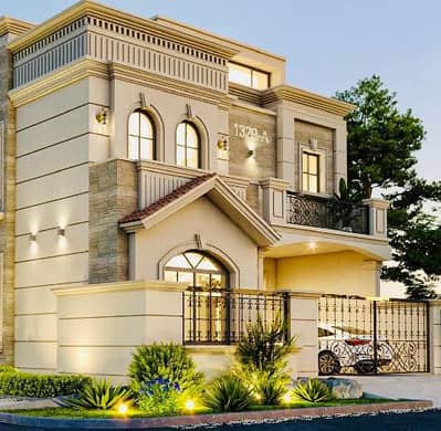 8 Marla Corner Spanish Design Single Unit House. Available For Sale. In Faisal Town F-18 Block A Islamabad.