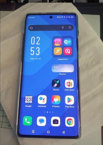 Infinix hot 50 pro plus 10/10 blue 16/256