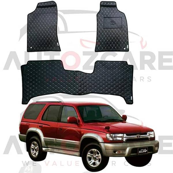 Toyota Hilux Surf 7D Floor Mat ( Flat Style ) 3PCS - Model 1997-2002