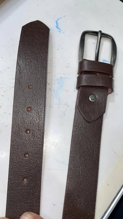 pure leather belt