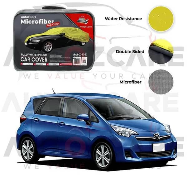 Toyota Ractis Microfiber Car Top Cover Model 2005-2010