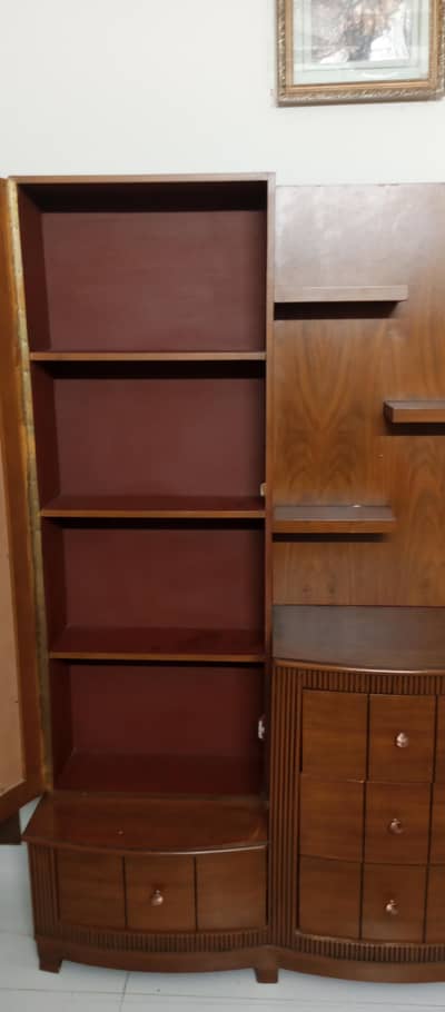 Pure Wood Dressing Table | 4 Drawers & Hidden Shelves