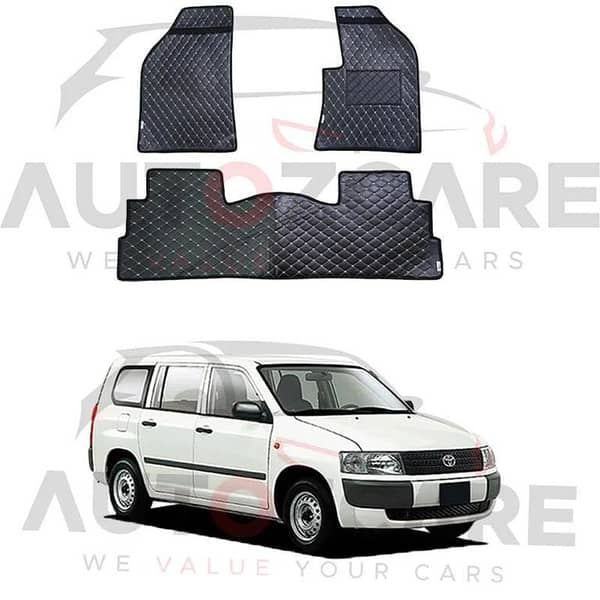 Toyota Probox 7D Floor Mat ( Flat Style ) 3PCS - Model 2002-2018