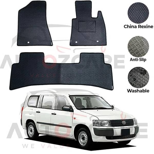 Toyota Probox China Rexine Floor Mat 3PCS - Model 2002-2018