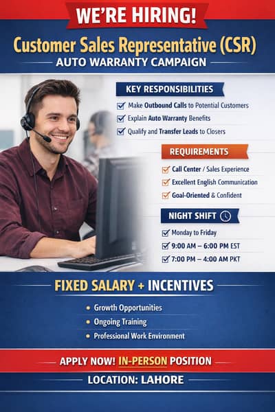 Customer Sales Representative