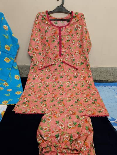 new 2 piece stitched dresses